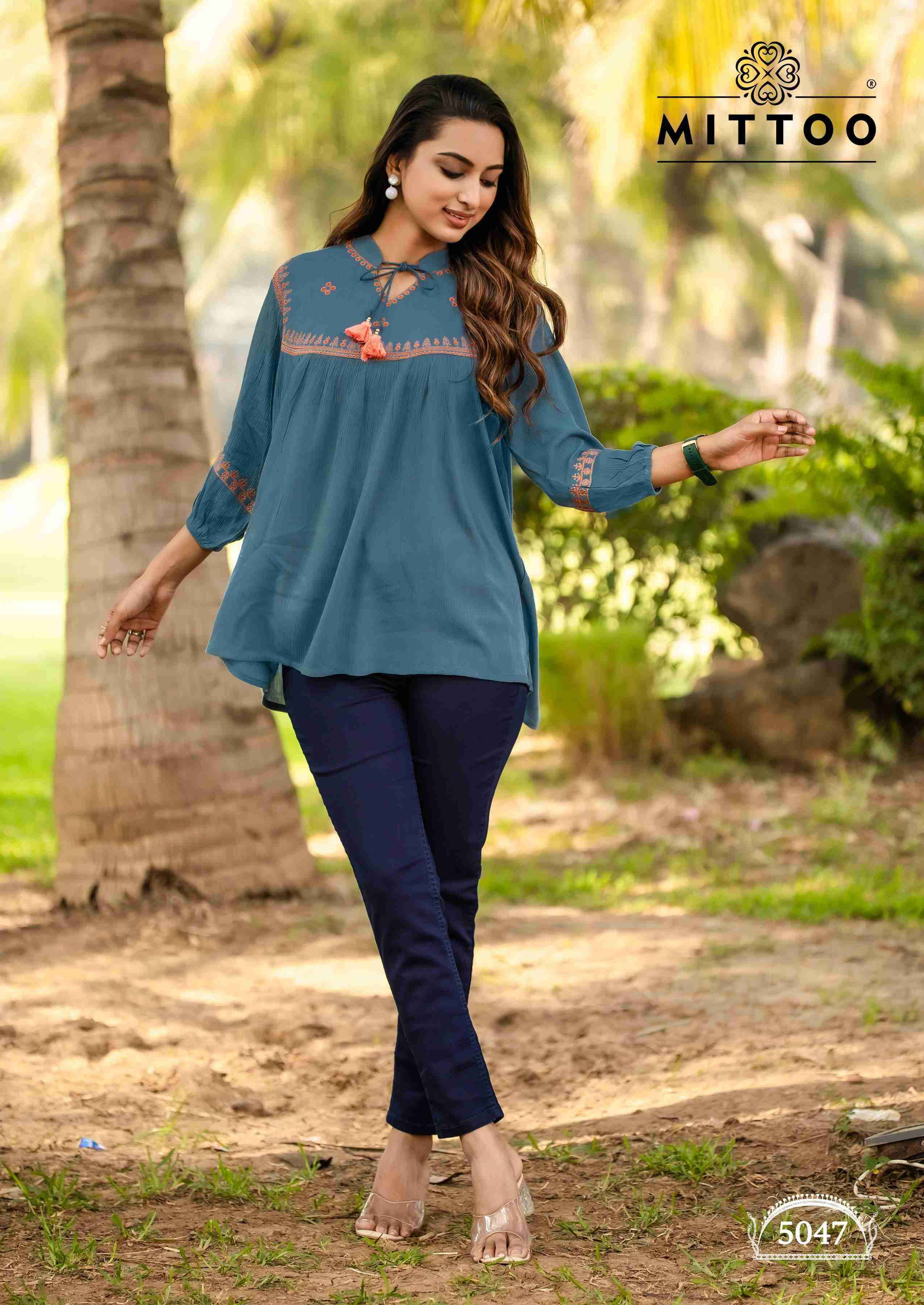 Mittoo Victoria Vol 9 Rayon Short Tops Wholesale Price ( 6 Pcs Catalogue )