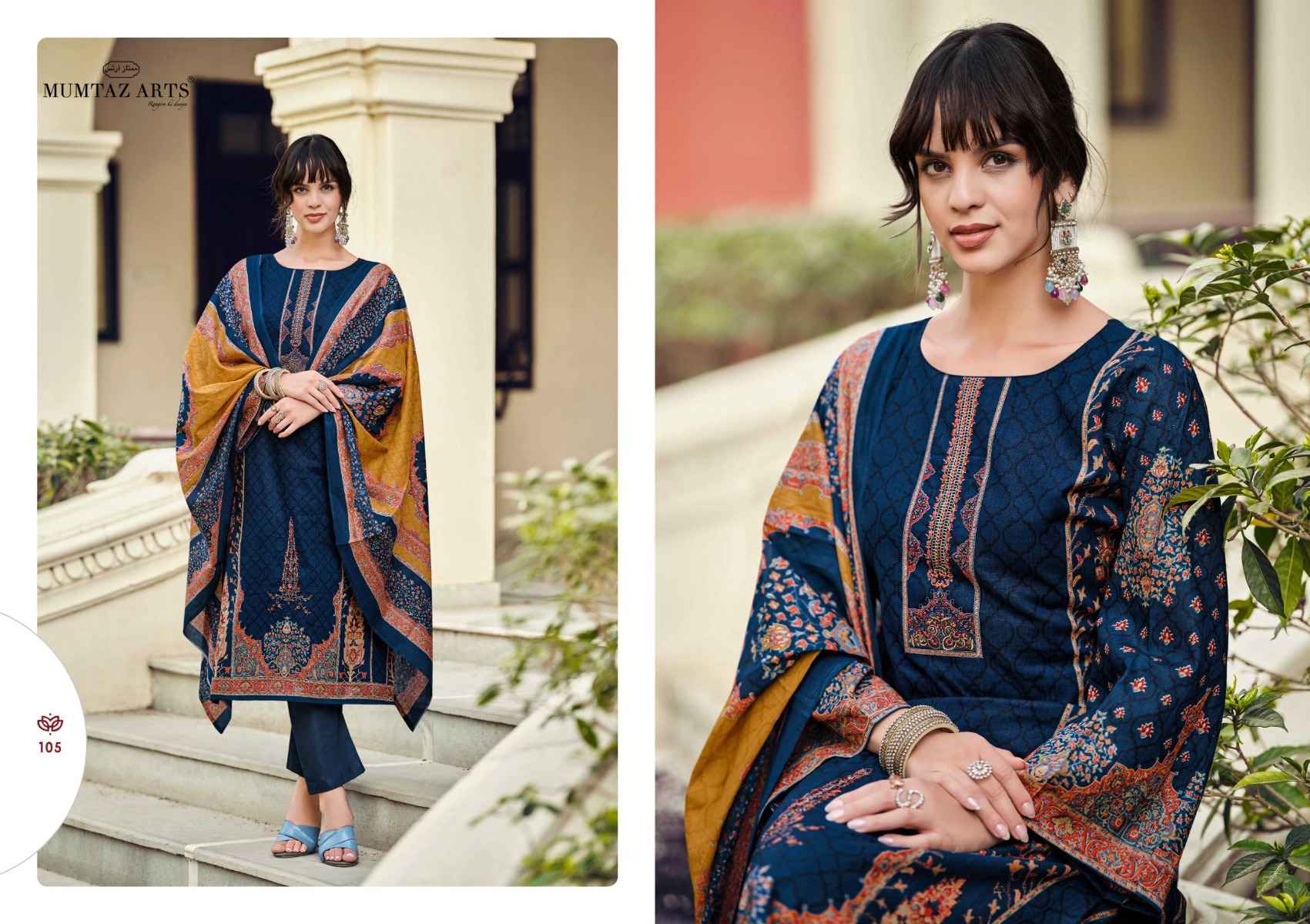 Mumtaz Arts Paradise Viscose Cotton Digital Printed Dress Material ( 6 Pcs Catalogue )