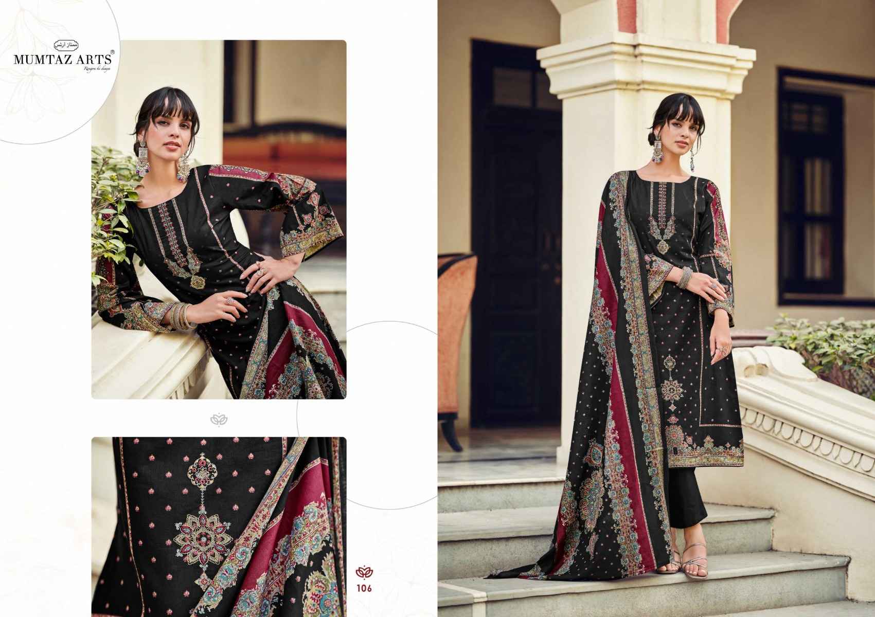 Mumtaz Arts Paradise Viscose Cotton Digital Printed Dress Material ( 6 Pcs Catalogue )