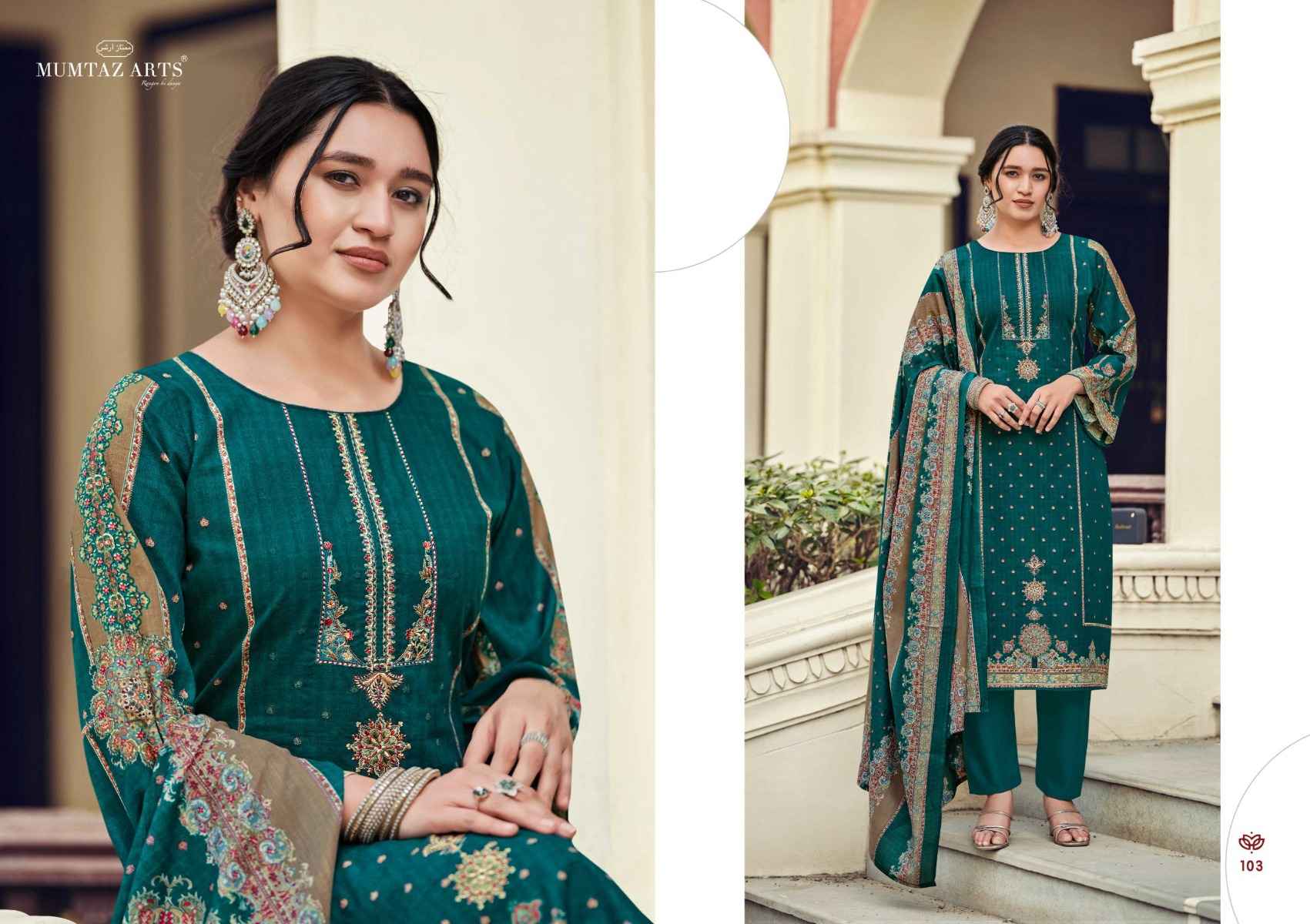 Mumtaz Arts Paradise Viscose Cotton Digital Printed Dress Material ( 6 Pcs Catalogue )
