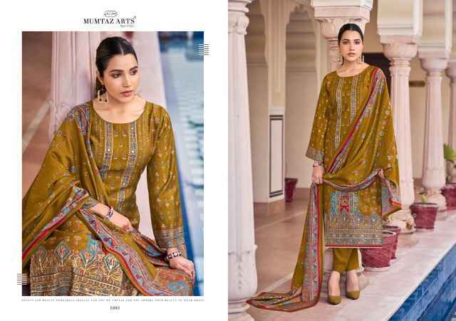 Mumtaz Arts Safarnama Viscouse Musline Suits Wholesale Price ( 4 pcs catalogue )