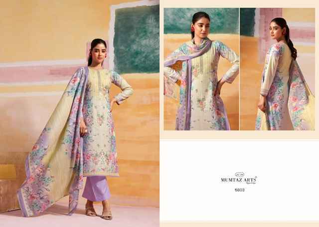 Mumtaz Arts Vintage Pastel Camric Dress Material New Catalog ( 6 pcs Catalogue )