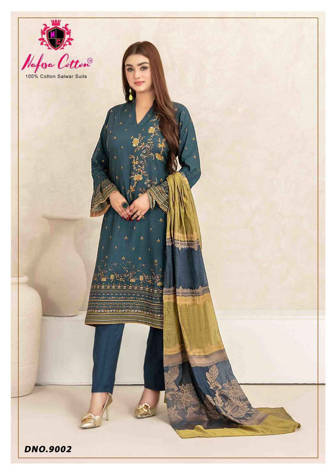 Nafisa Mahera Vol 9 Cotton Pakistani Suits ( 6 pcs Catalogue )