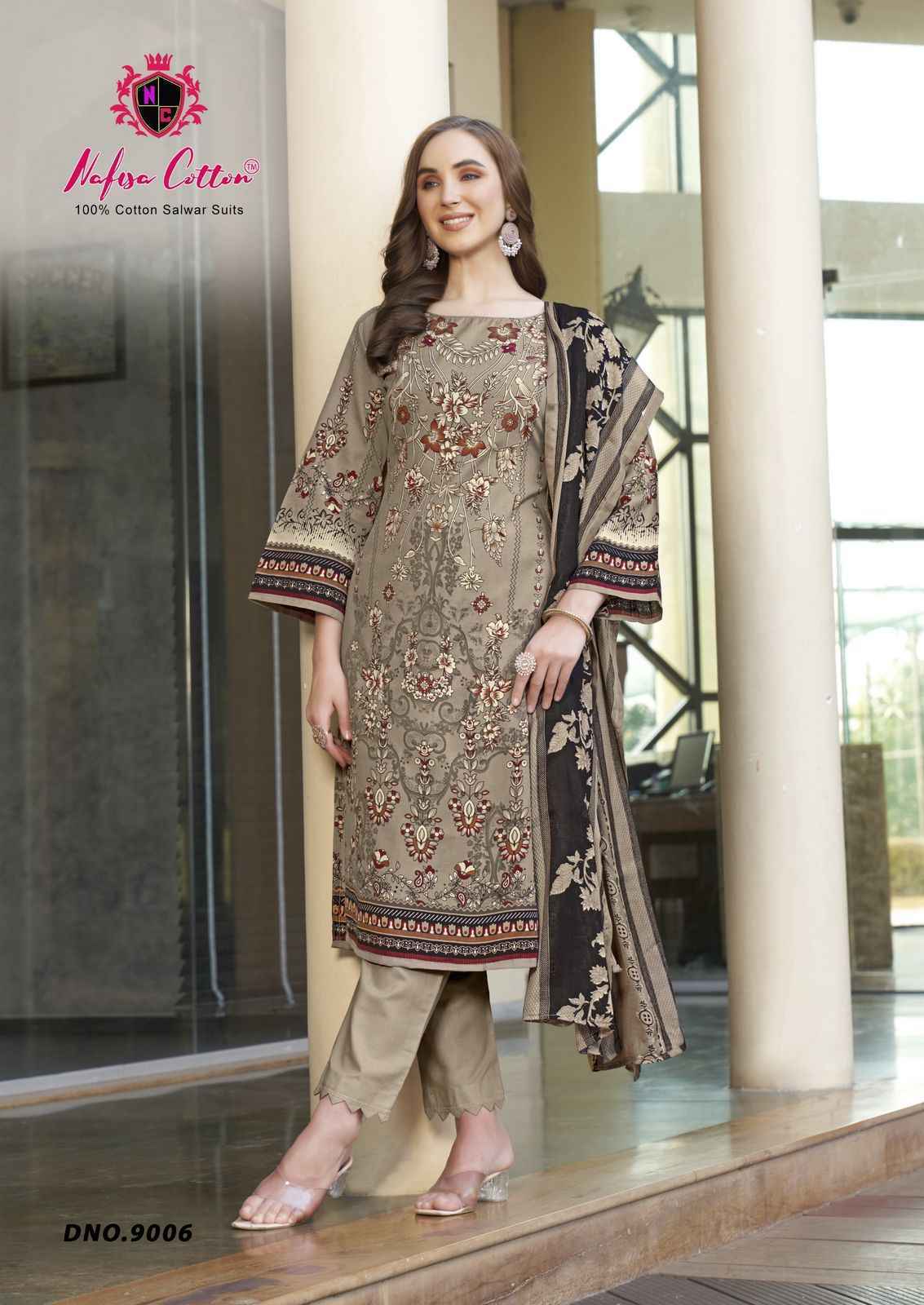 Nafisa Mahera Vol 9 Cotton Pakistani Suits ( 6 pcs Catalogue )
