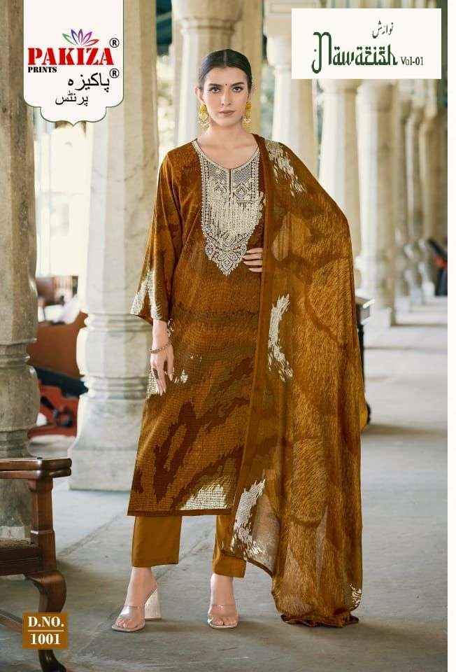 Pakiza Prints Nawazish Vol 1 Fancy Rayon Dress Material ( 4 Pcs Catalogue )
