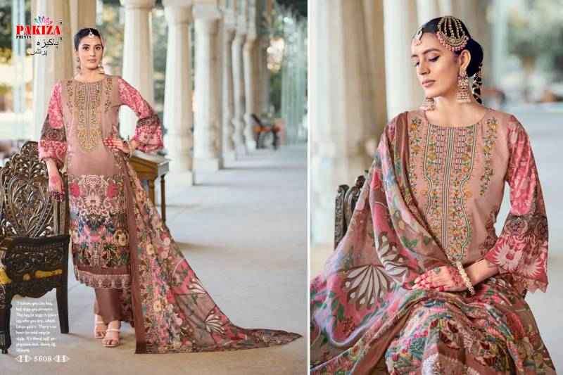 Pakiza Prints Nazakat Vol 56 Kashmiri Lawn Pakistani Suits ( 10 Pcs Catalogue )