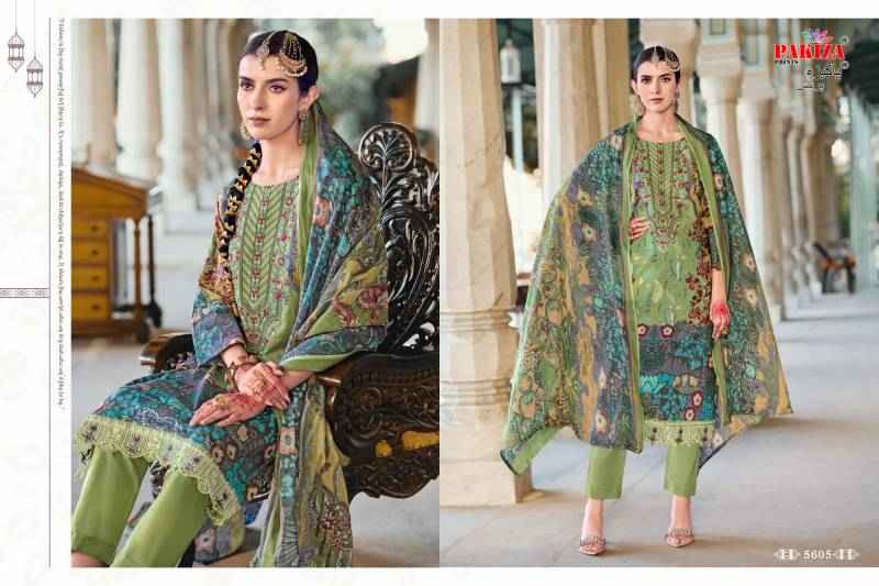 Pakiza Prints Nazakat Vol 56 Kashmiri Lawn Pakistani Suits ( 10 Pcs Catalogue )