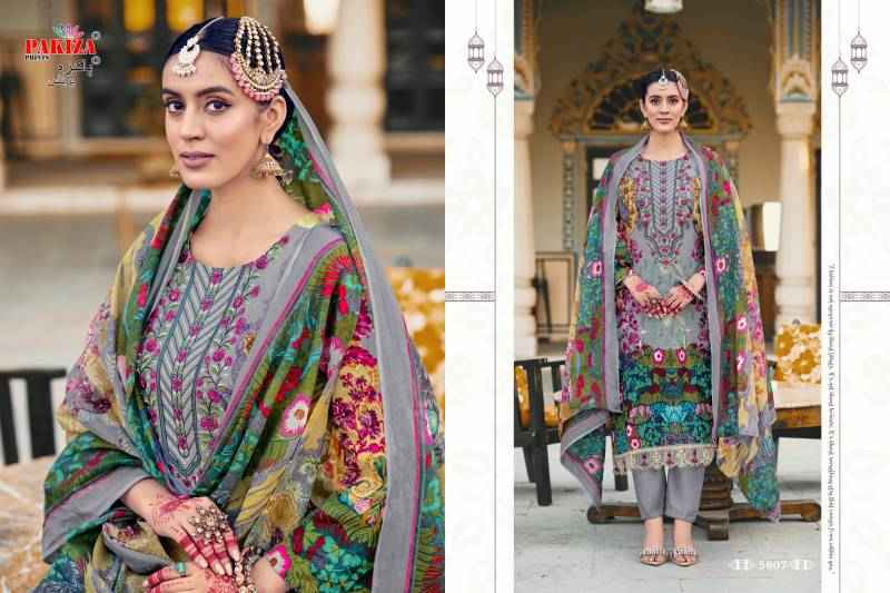 Pakiza Prints Nazakat Vol 56 Kashmiri Lawn Pakistani Suits ( 10 Pcs Catalogue )