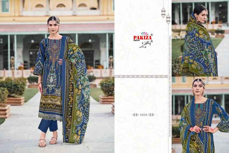 Pakiza Prints Nazakat Vol 56 Kashmiri Lawn Pakistani Suits ( 10 Pcs Catalogue )
