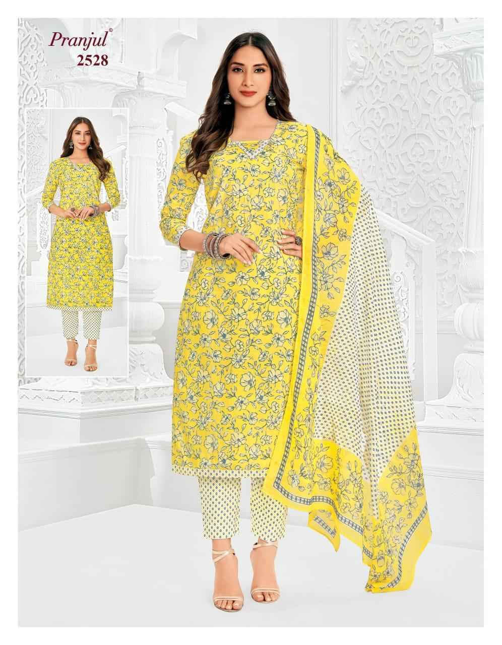 Pranjul Priyanka Vol 25 Readymade Cotton Salwar Suits ( 30 pcs Catalogue )