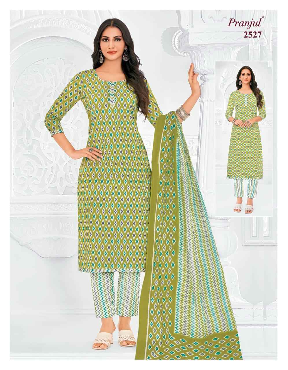 Pranjul Priyanka Vol 25 Readymade Cotton Salwar Suits ( 30 pcs Catalogue )