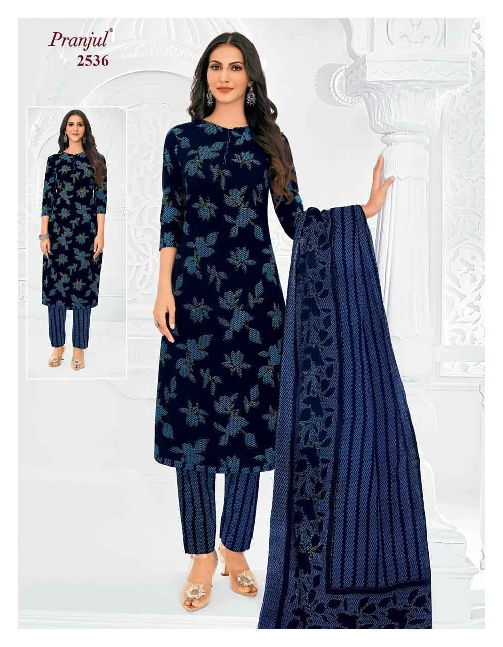 Pranjul Priyanka Vol 25 Readymade Cotton Salwar Suits ( 30 pcs Catalogue )