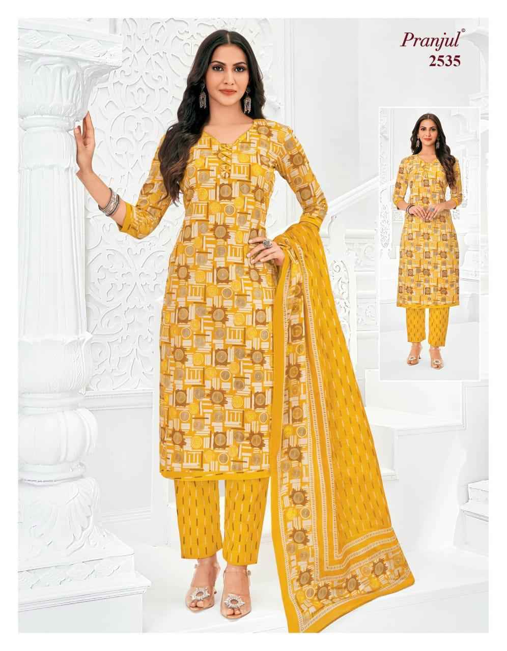 Pranjul Priyanka Vol 25 Readymade Cotton Salwar Suits ( 30 pcs Catalogue )