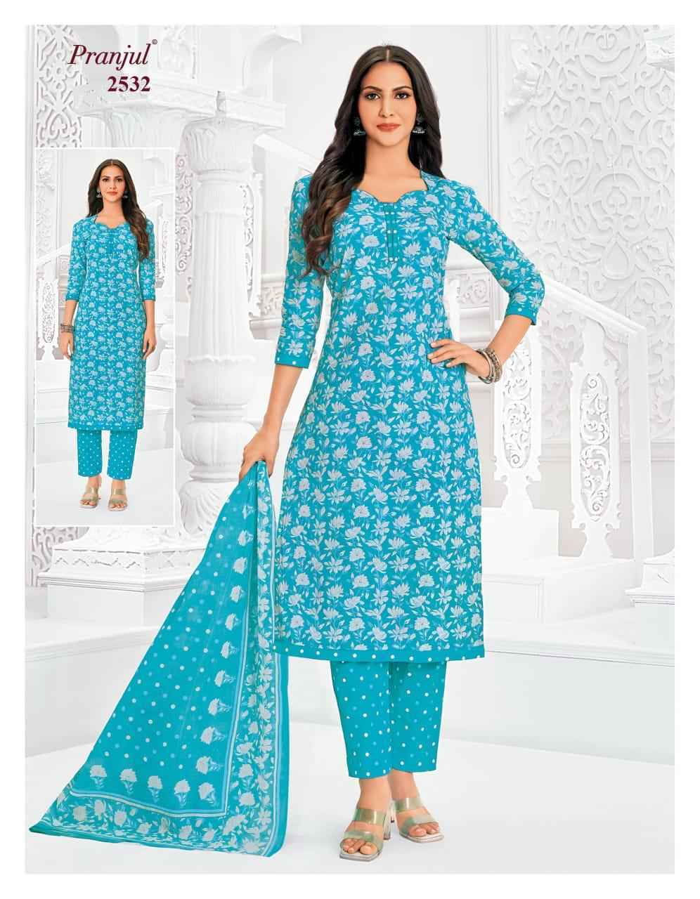 Pranjul Priyanka Vol 25 Readymade Cotton Salwar Suits ( 30 pcs Catalogue )