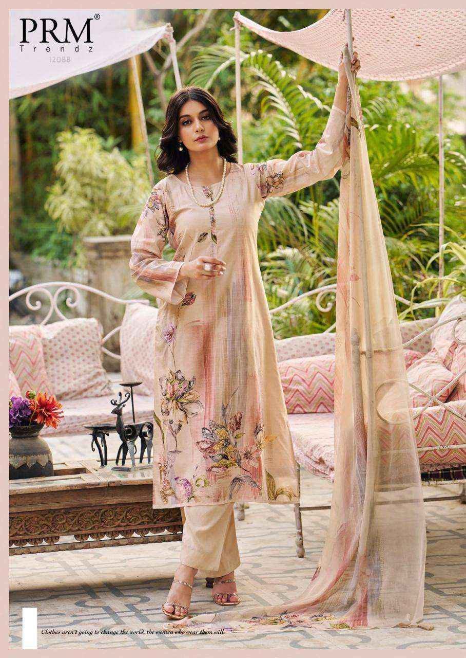PRM Trendz Floris Lawn Cotton Salwar Kameez Wholesale Price ( 8 Pcs Catalog )