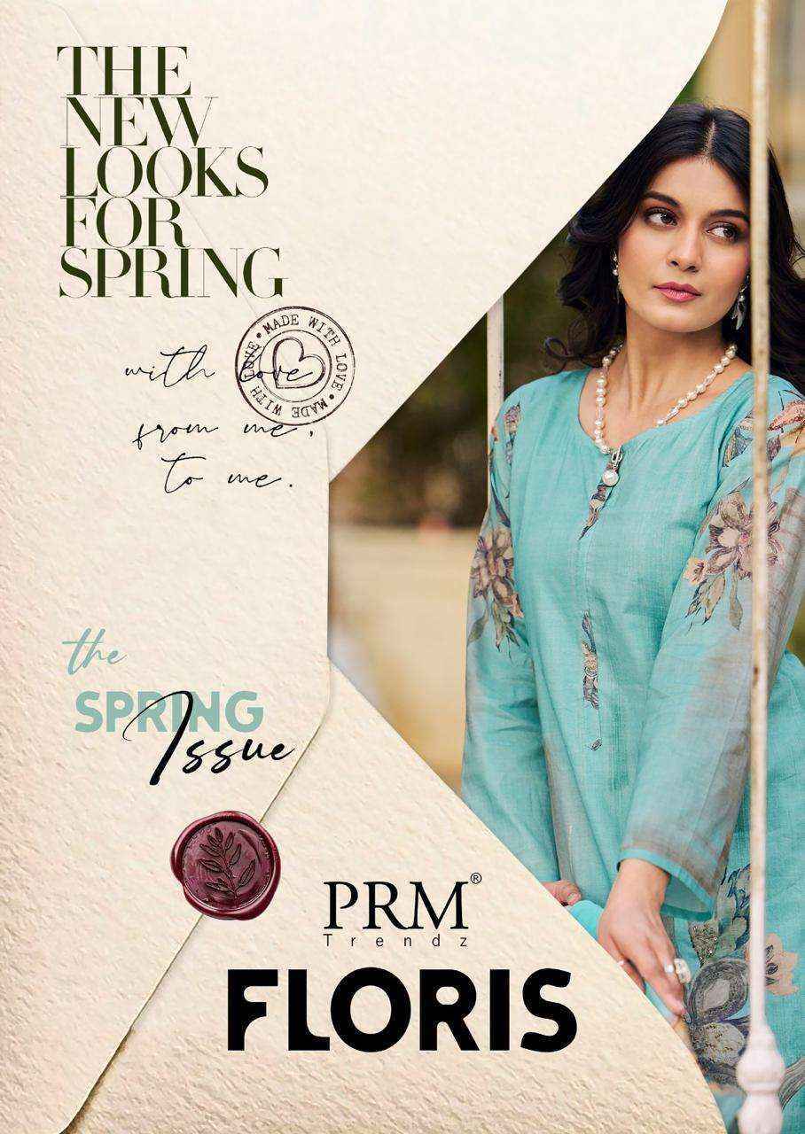 PRM Trendz Floris Lawn Cotton Salwar Kameez Wholesale Price ( 8 Pcs Catalog )