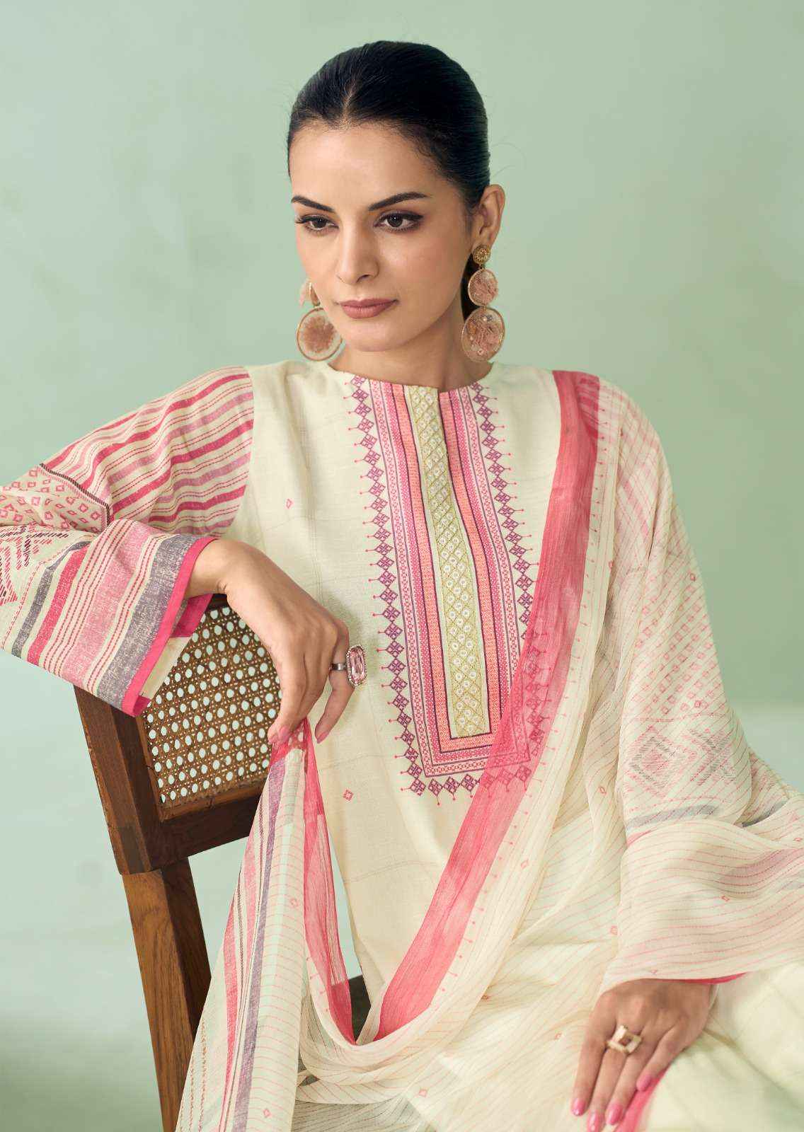 Prm Trendz Irha Pure Cotton Linen Suits New Catalog Wholesale Price ( 6 Pcs Catalog )