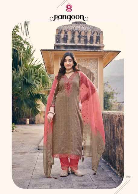Rangoon Pallavi Readymade Viscouse Dress Wholesale Price ( 6 Pcs Catalog )