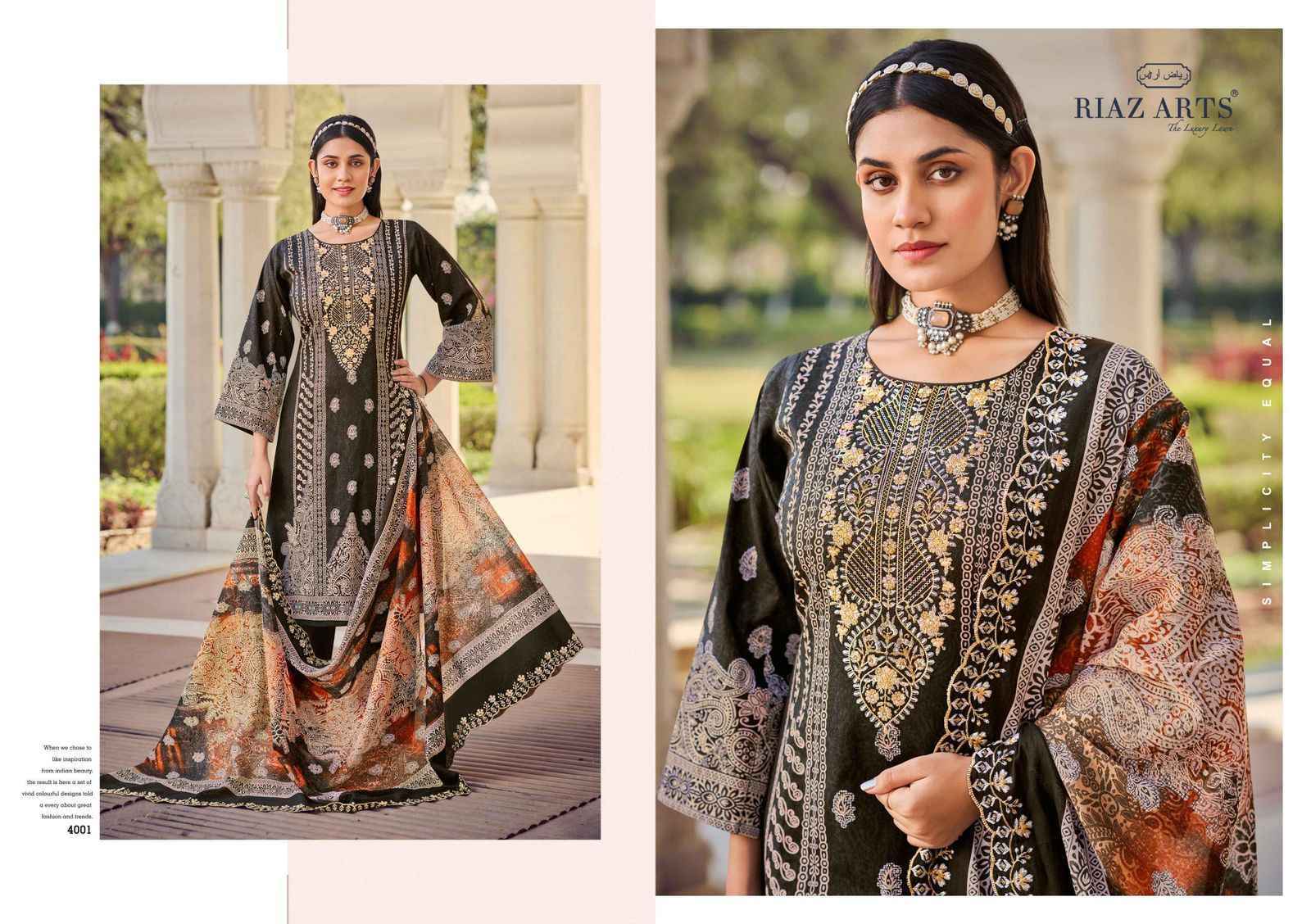 Riaz Arts Bin Saeed Vol 8 Cotton Salwar Kameez Wholesale Price ( 8 Pcs Catalog )