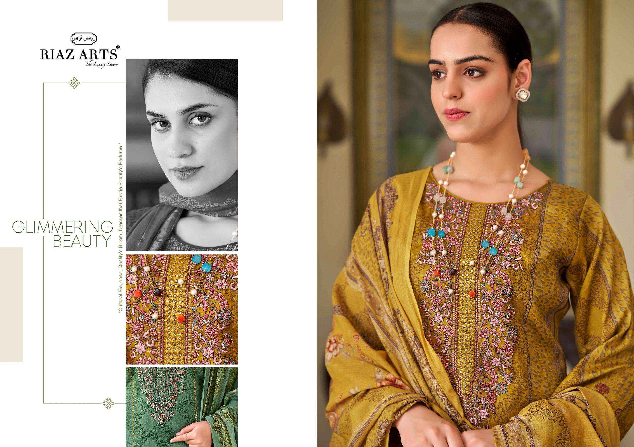 Riaz Arts Surbhi Pure Karachi Lawn Salwar Kameez Wholesale Price ( 4 Pcs Catalogue )