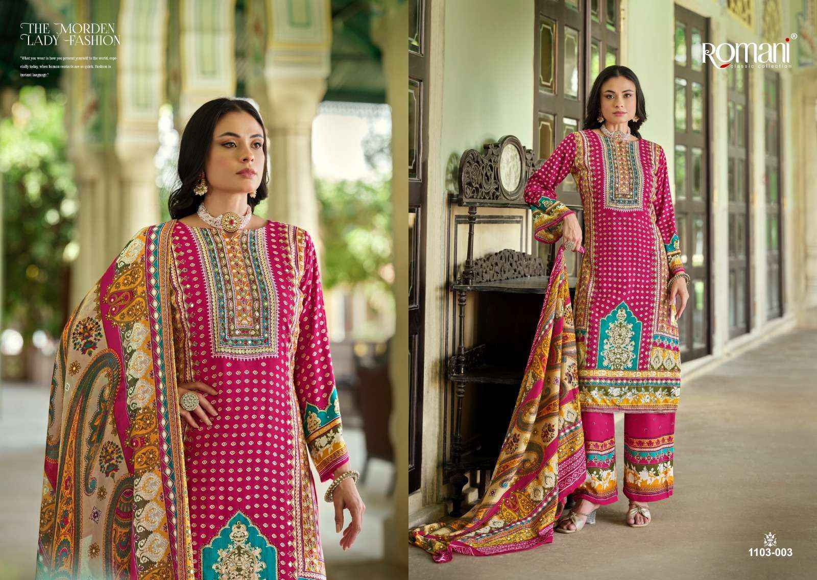 Romani Mahira Cotton Dress Material Wholesale Price ( 8 pcs Catalogue )