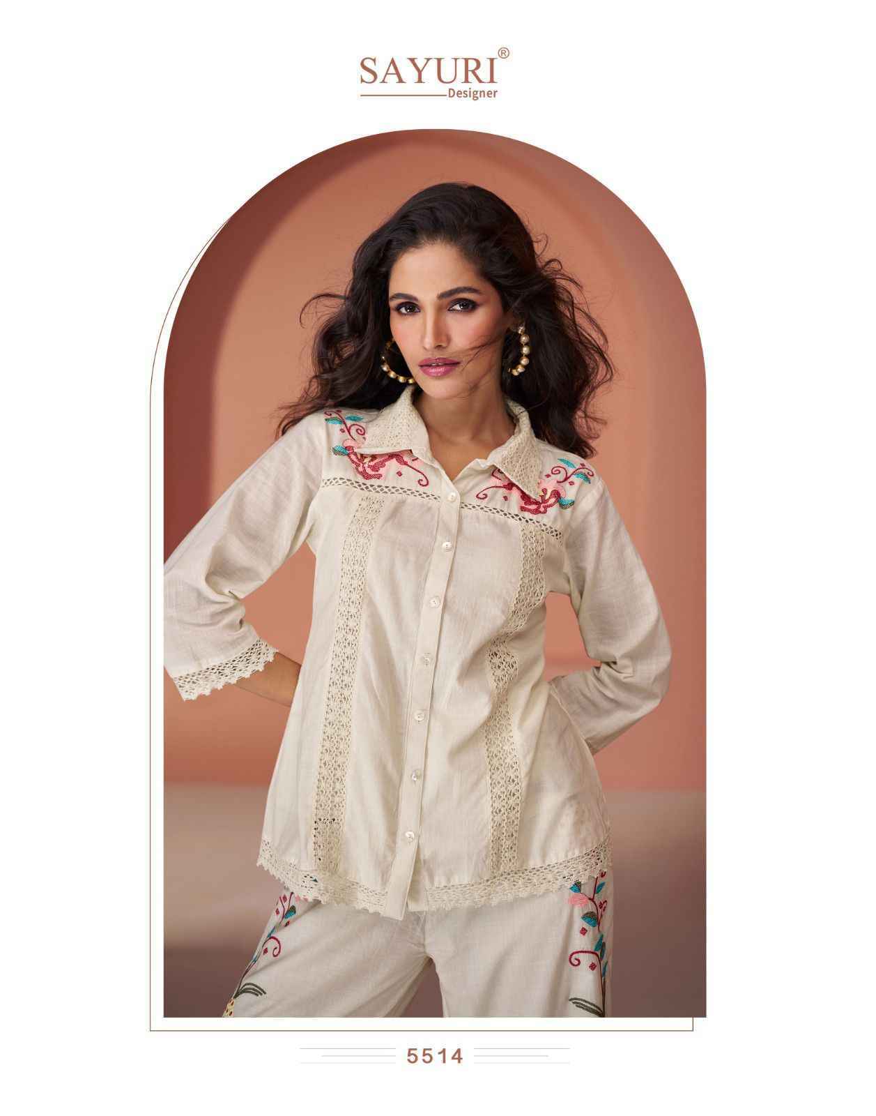 Sayuri Designer Pearl Silk Readymade Co Ord Set Wholesale Rate ( 5 Pcs Catalog )