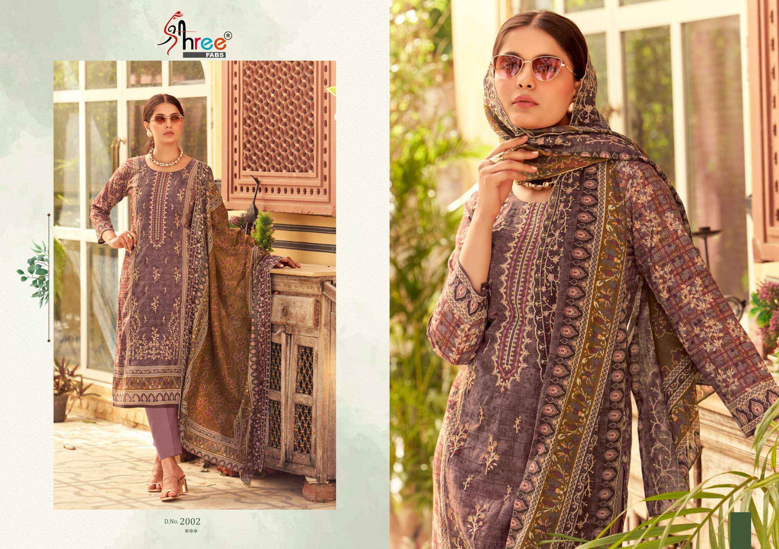 Shree Fabs Bin Saeed  Vol 20 Lawn Cotton Pakistani Suits ( 6 pcs Catalogue )