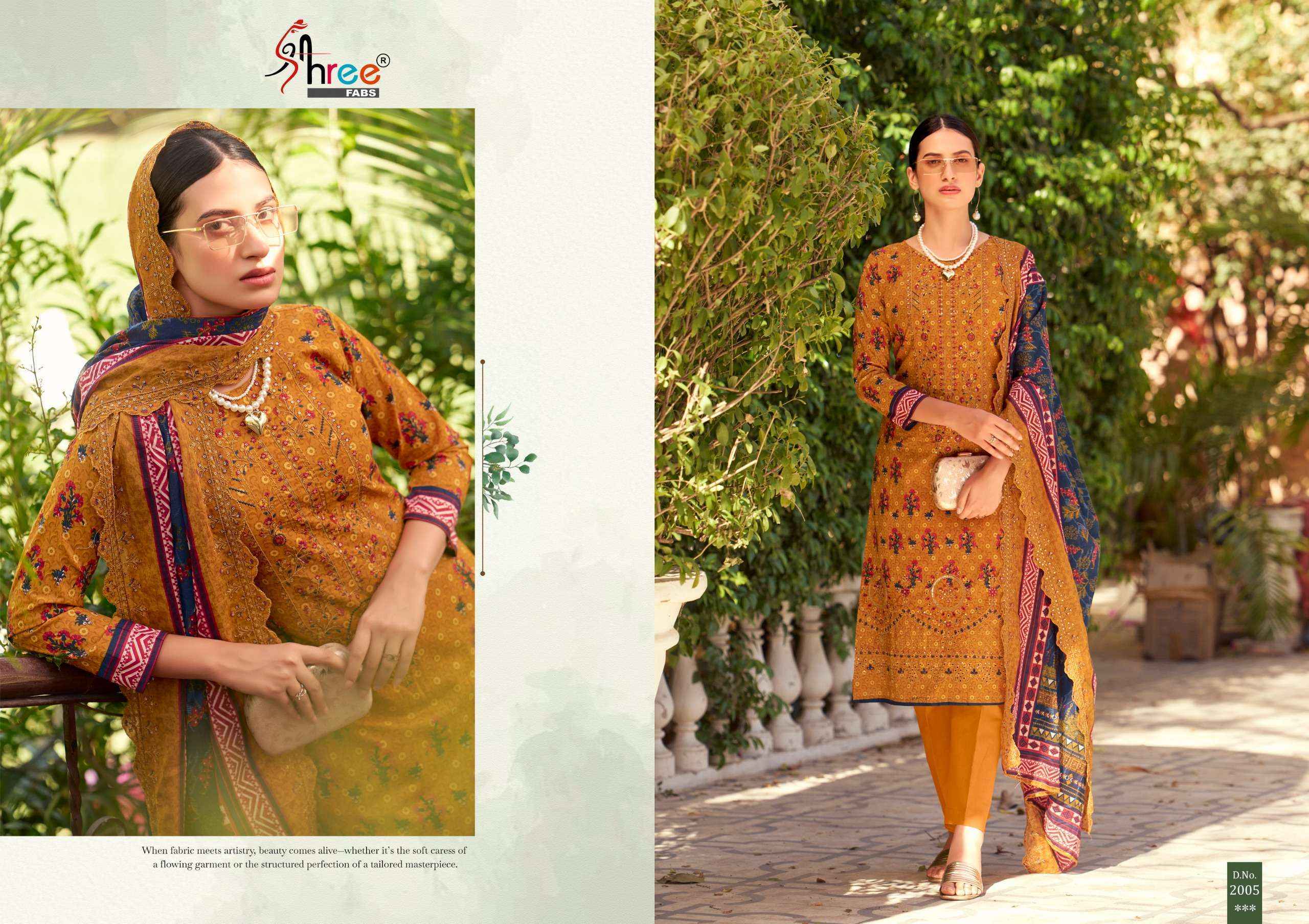 Shree Fabs Bin Saeed  Vol 20 Lawn Cotton Pakistani Suits ( 6 pcs Catalogue )