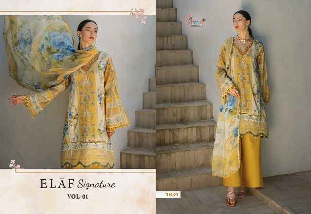 Shree Fabs Elaf Signature Vol 1 Viscouse Pakistani Suits ( 6 pcs Catalogue )