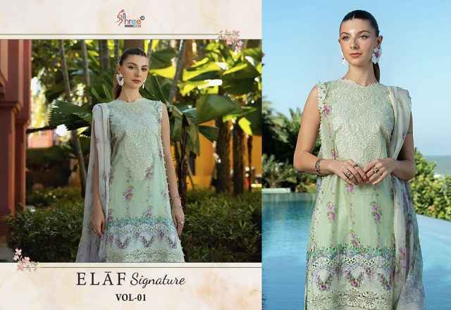 Shree Fabs Elaf Signature Vol 1 Viscouse Pakistani Suits ( 6 pcs Catalogue )