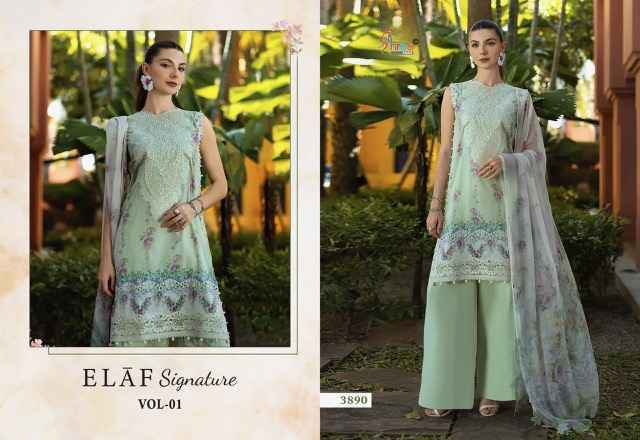Shree Fabs Elaf Signature Vol 1 Viscouse Pakistani Suits ( 6 pcs Catalogue )