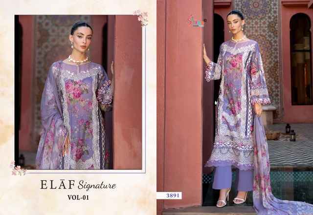 Shree Fabs Elaf Signature Vol 1 Viscouse Pakistani Suits ( 6 pcs Catalogue )