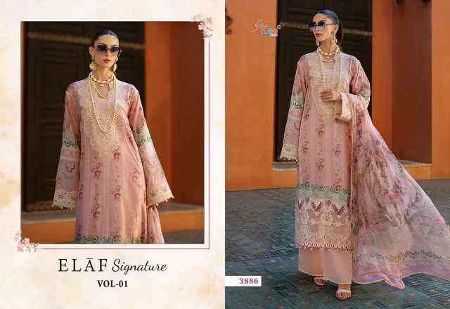 Shree Fabs Elaf Signature Vol 1 Viscouse Pakistani Suits ( 6 pcs Catalogue )