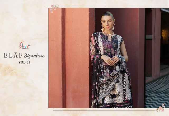 Shree Fabs Elaf Signature Vol 1 Viscouse Pakistani Suits ( 6 pcs Catalogue )
