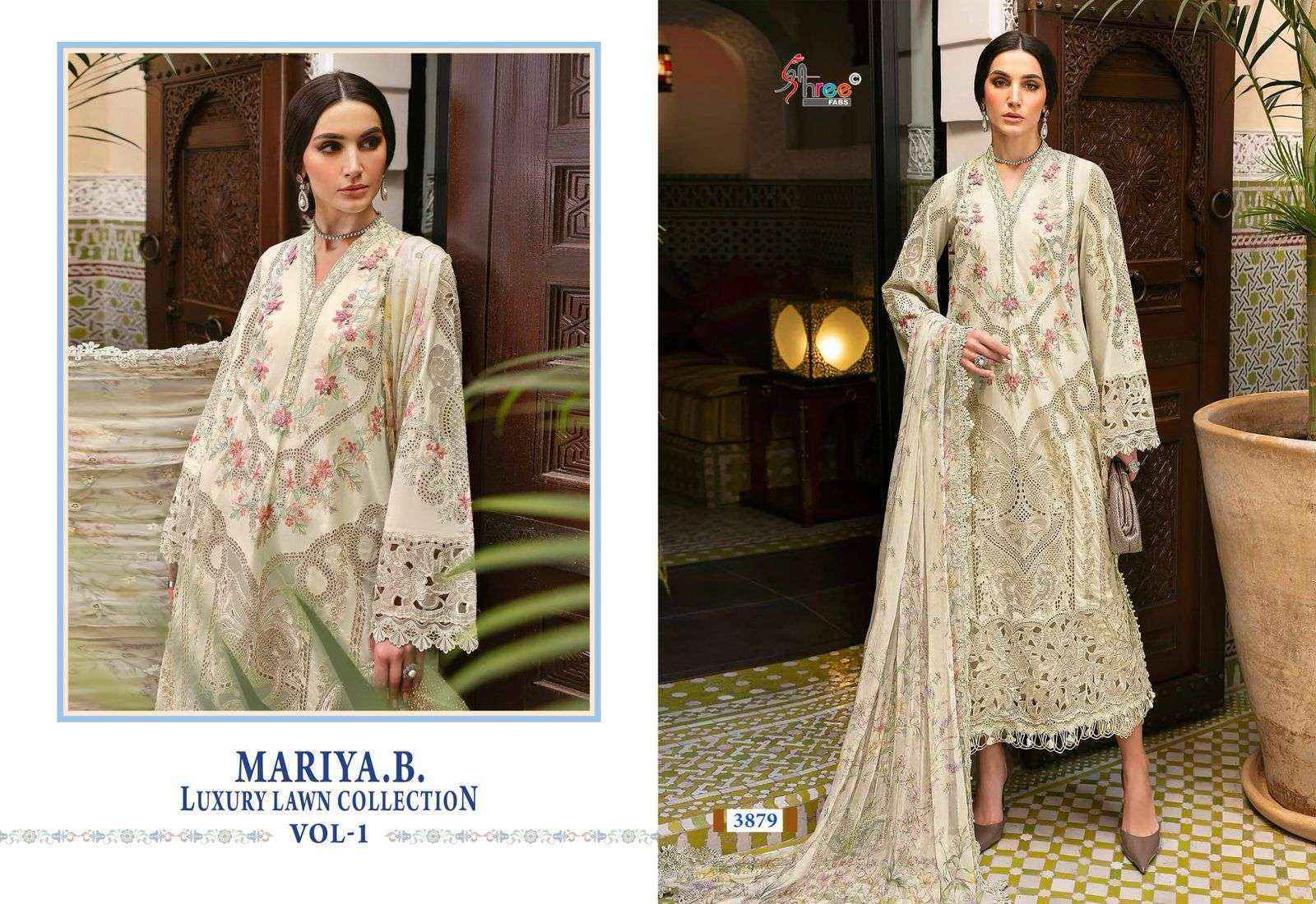 Shree Fabs Mariya B Luxury Lawn Collection Vol 1 Cotton Dress Material ( 7 pcs Catalogue )