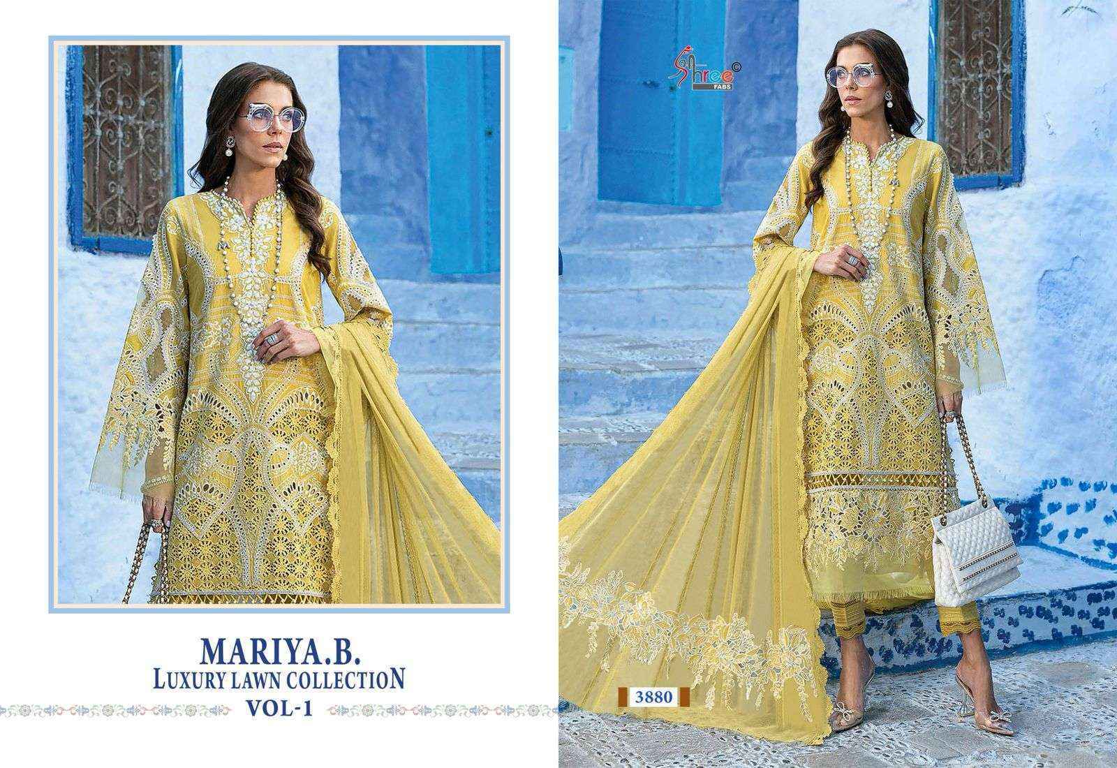 Shree Fabs Mariya B Luxury Lawn Collection Vol 1 Cotton Dress Material ( 7 pcs Catalogue )