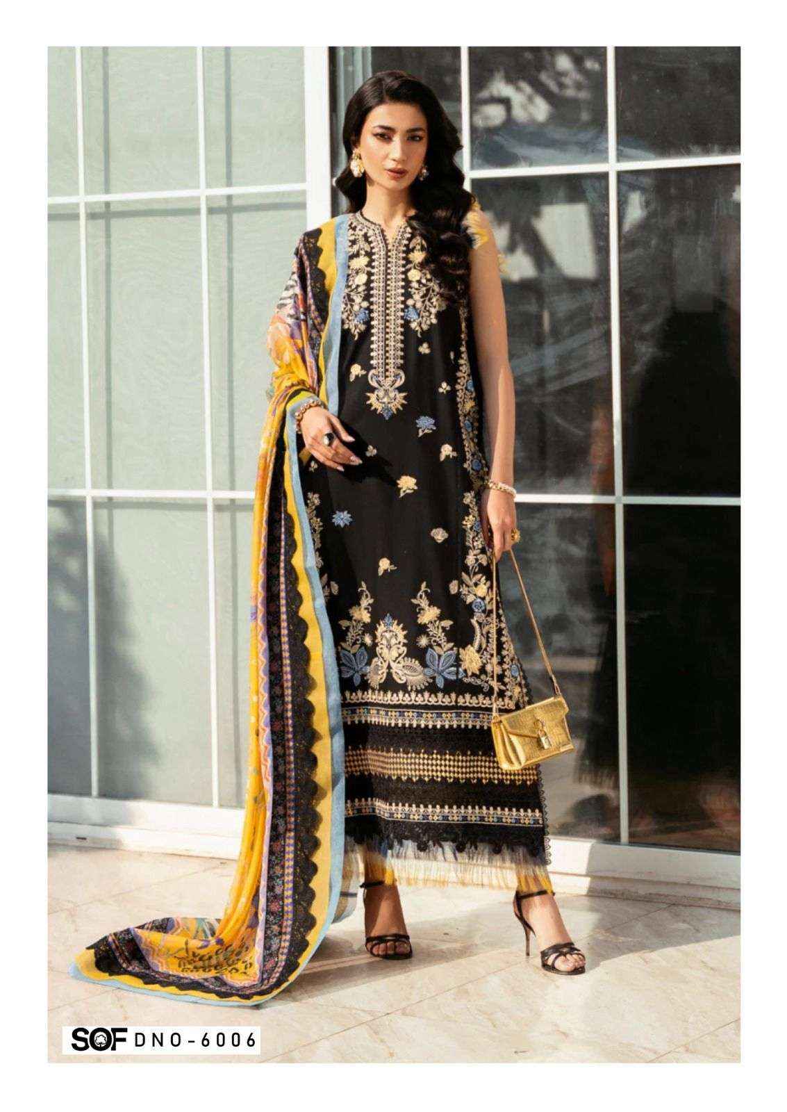 SHREE OM FAB ALIYA B VOL 6 LAWN COTTON DIGITAL PRINTS SUIT WHOLESALE PRICE ( 6 PCS CATALOG )
