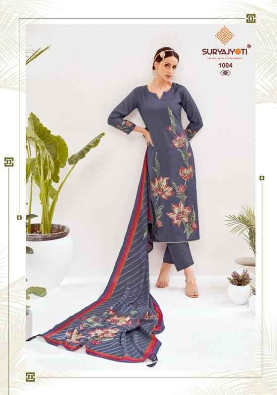Suryajyoti Khushi Vol 1 Roman Silk Dress Material Wholesale Price ( 6 pcs Catalogue )