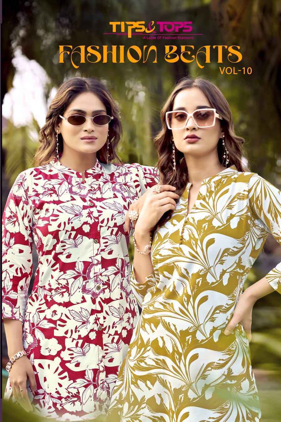 Tips & Tops Fashion Beats Vol 10 Reyon Co ord Set Deess Wholesale Rate ( 10 Pcs Catalog )
