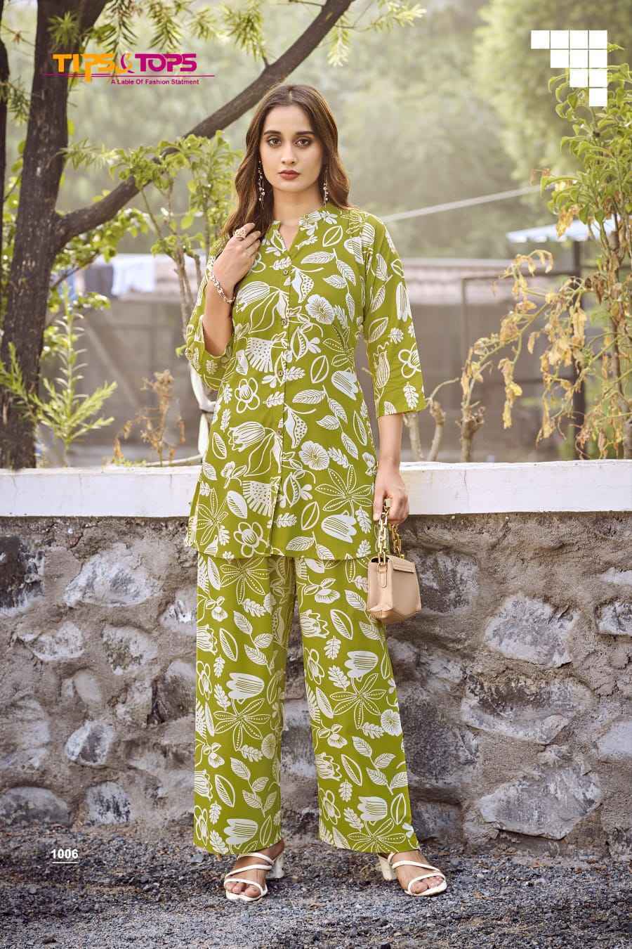 Tips & Tops Fashion Beats Vol 10 Reyon Co ord Set Deess Wholesale Rate ( 10 Pcs Catalog )