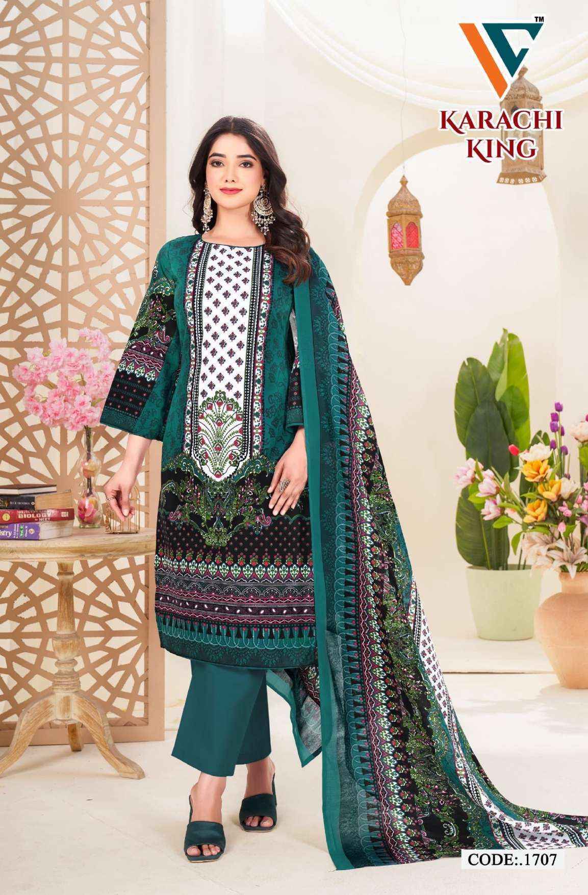 Vandana Creation Karachi King Vol 17 Cotton Dress Material ( 8 pcs Catalogue )
