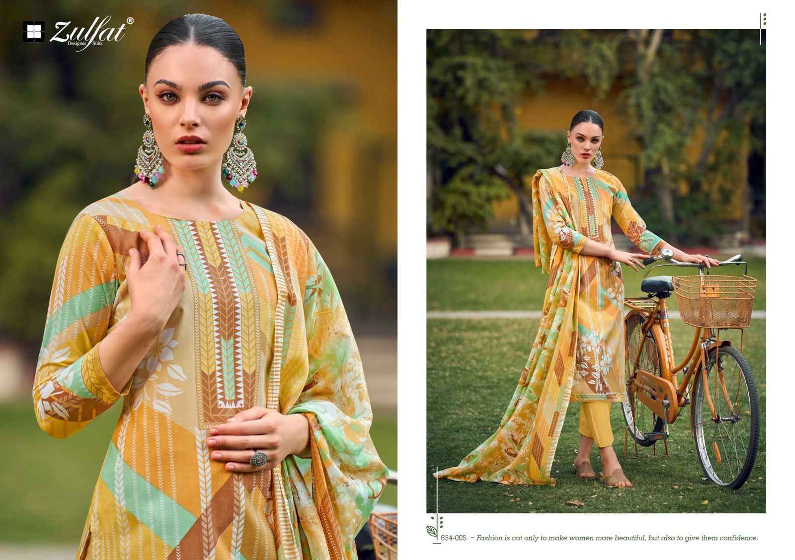 Zulfat Designer Farhana Vol 10 Cotton Suits New Catalog ( 8 pcs Catalogue )