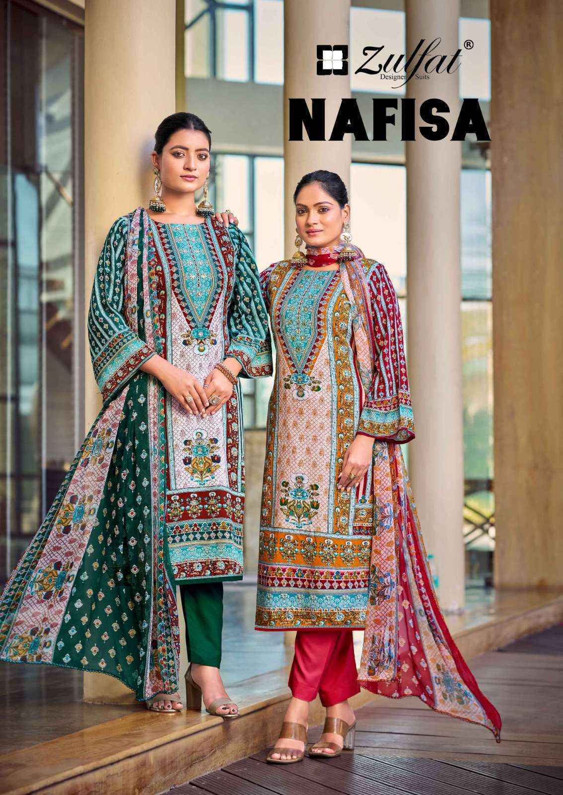 Zulfat Designer Nafisa Viscose Rayon Dress Material Wholesale Price ( 6 pcs Catalogue )