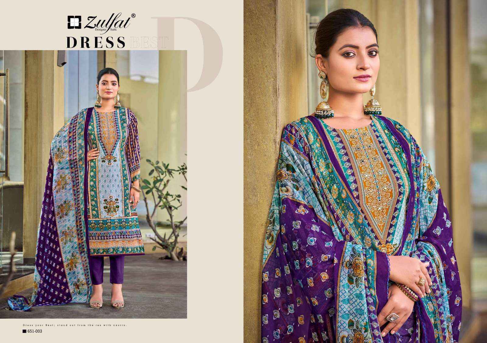 Zulfat Designer Nafisa Viscose Rayon Dress Material Wholesale Price ( 6 pcs Catalogue )