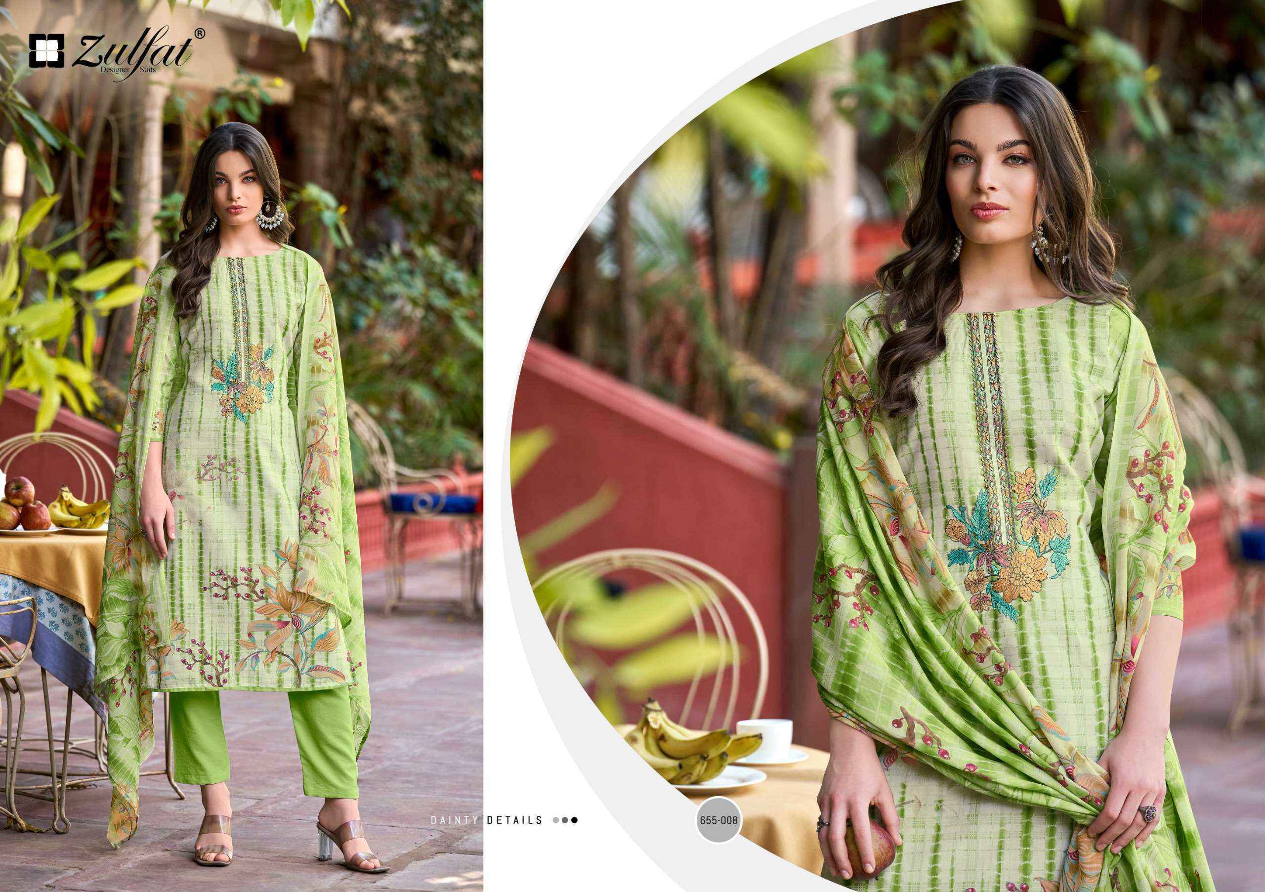 Zulfat Noor Vol 2 Cotton Salwar Kameez Wholesale Rate ( 8 Pcs Catalog )
