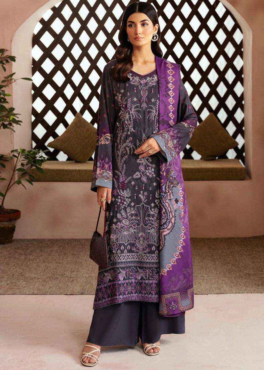 AABYAAN DESIGNER SUIT SANA SAFINA VOL 4 COTTON DIGITAL KARACHI PRINT SUIT WHOLESALE RATE ( 6 PCS CATALOG )