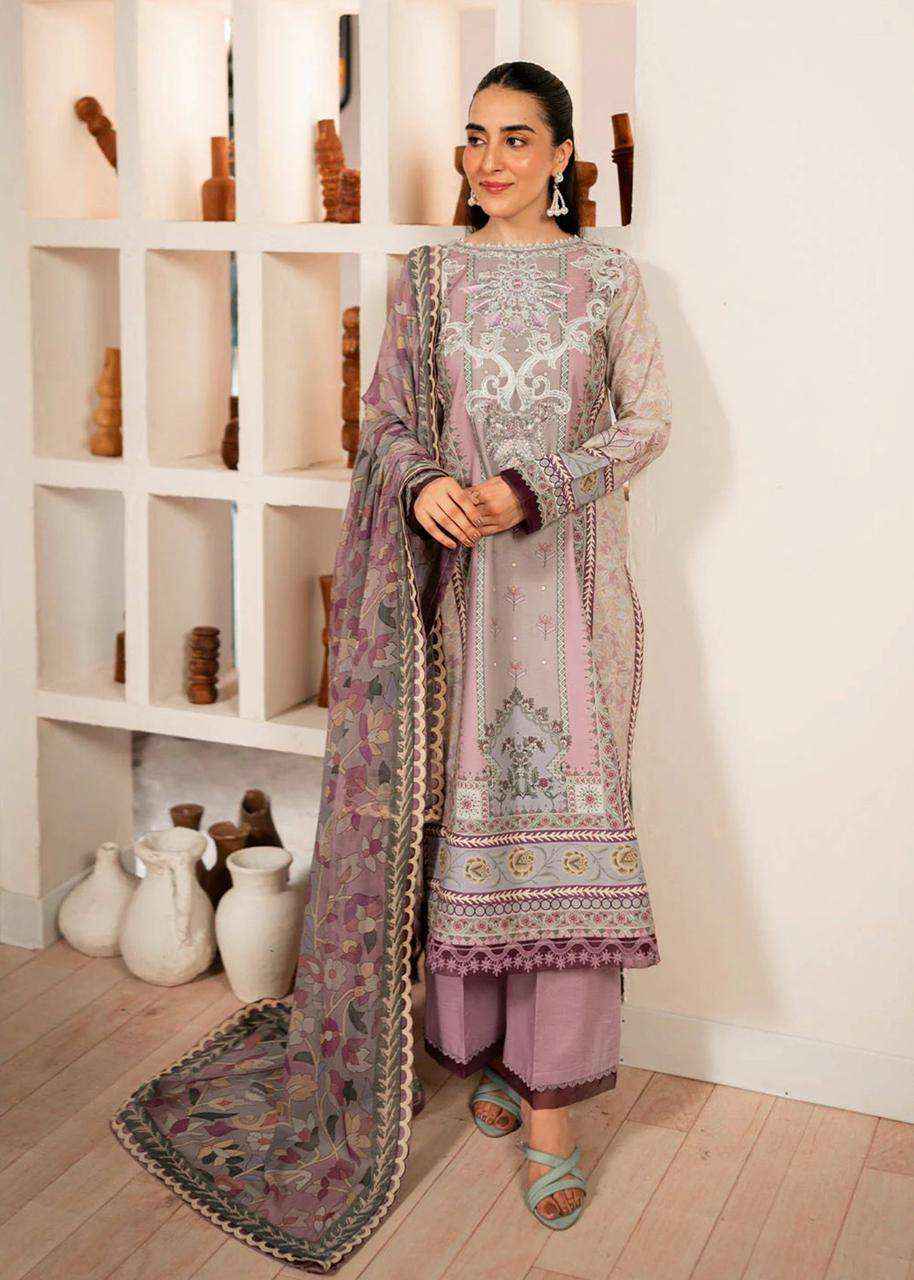 AABYAAN DESIGNER SUIT SANA SAFINA VOL 4 COTTON DIGITAL KARACHI PRINT SUIT WHOLESALE RATE ( 6 PCS CATALOG )