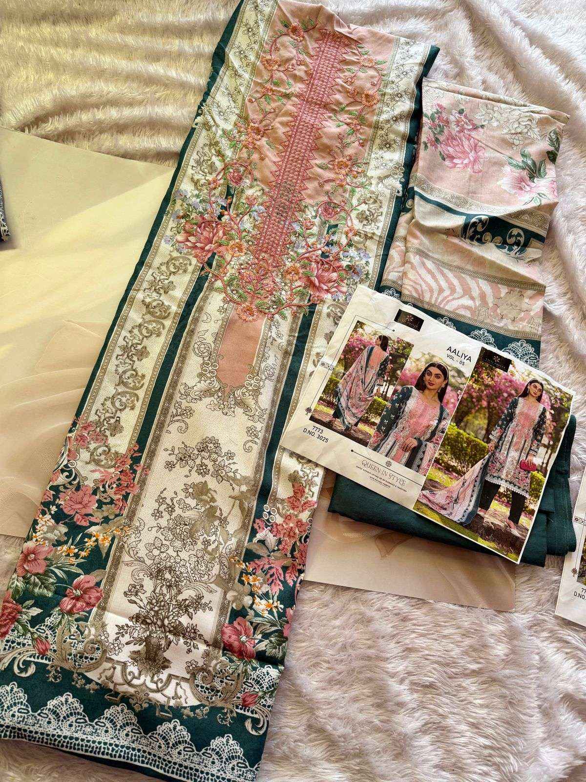 AALIZ PRINTS AALIYA VOL 5 COTTON DIGITAL PRINTS SALWAR SUIT ( 4 PCS CATALOGUE )