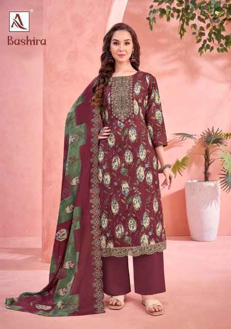 Alok Bashira Cambric Cotton Suits Pakistani Salwar kameez ( 6 pcs Catalogue )
