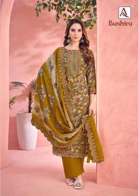 Alok Bashira Cambric Cotton Suits Pakistani Salwar kameez ( 6 pcs Catalogue )